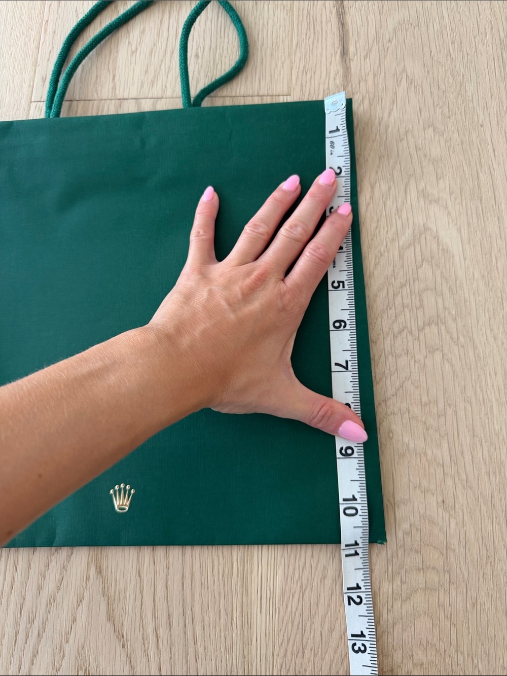 Rolex Dark Green Tote with Gold Crown Emblem - Picture 6 of 7